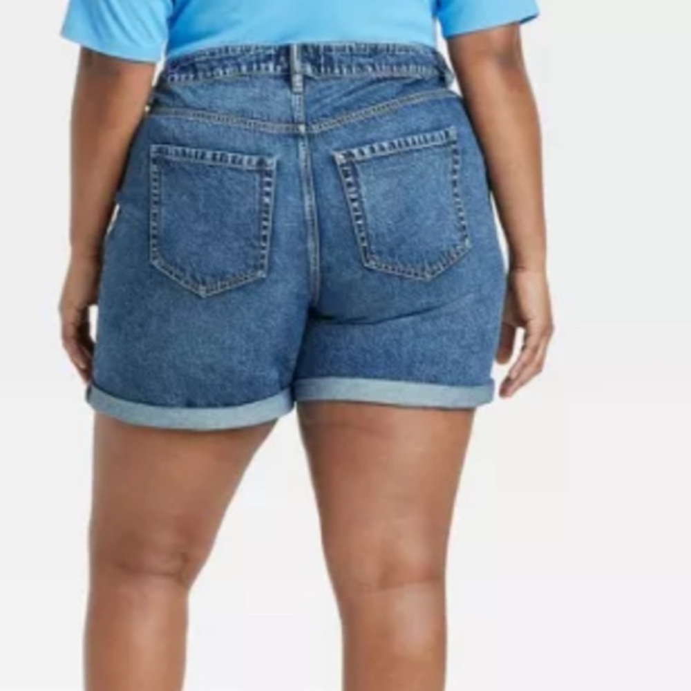 WAX JEANS -Women's Denim Shorts - Picture 2 of 3